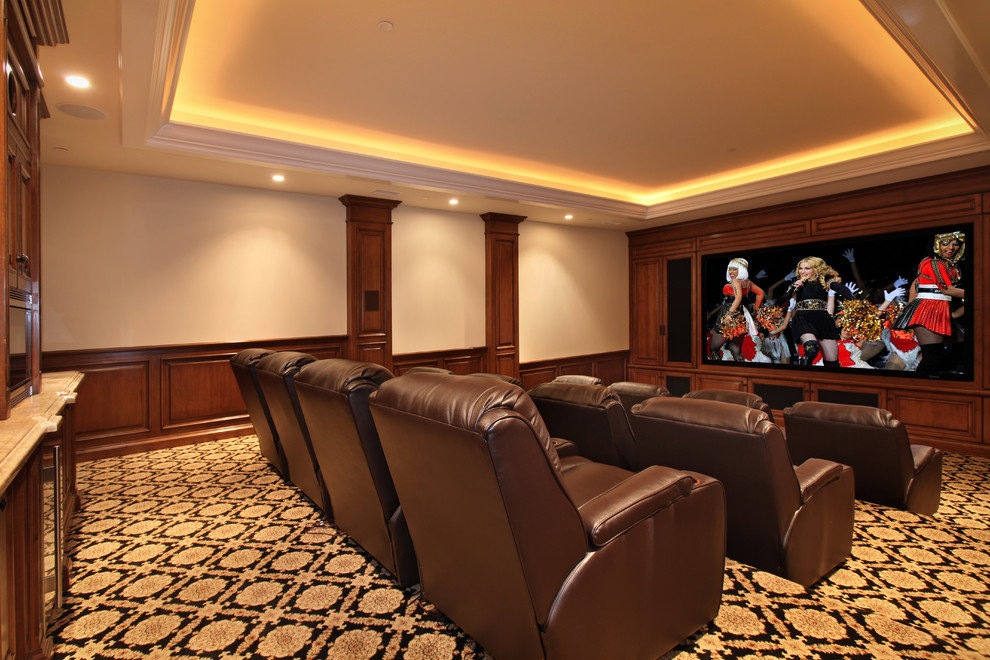 Custom home entertainment installation by Reference Designs